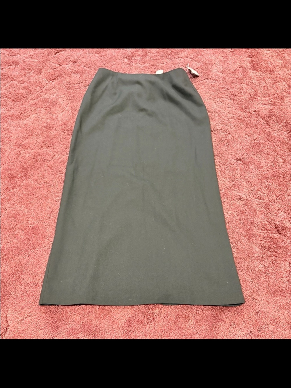 Leslie Fay Black Pencil Skirt